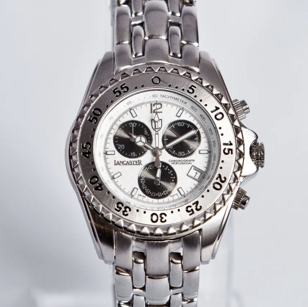 Lancaster Men's Stainless Steel Chronograph Watch
